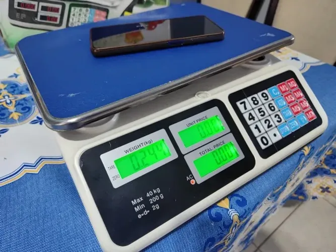 Balança Comercial Digital 40kg Bateria Bivolt Profissional Cozinha Alta precisao Bivolt