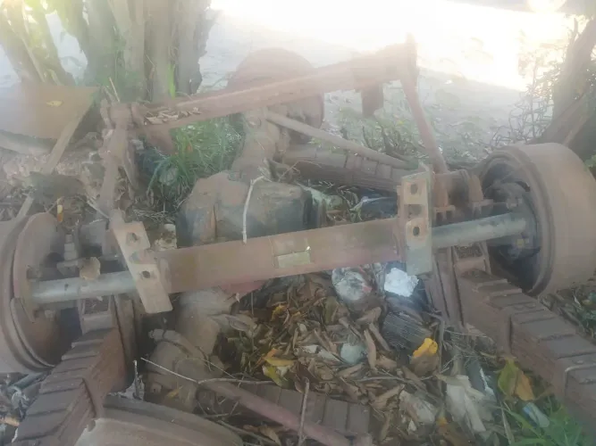 Eixo de tração e truck mb 1113 completo