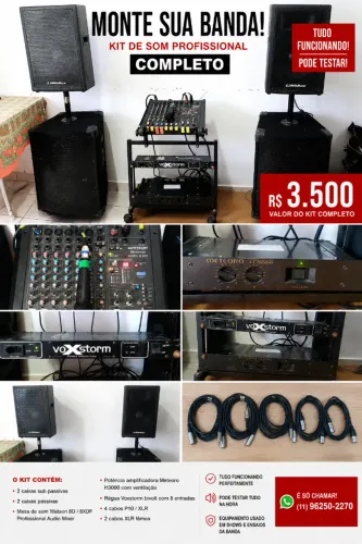 Vendendo Equipamento de Som Completo