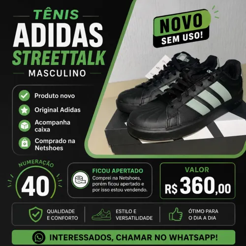 TÊNIS ADIDAS STREETTALK MASCULINO