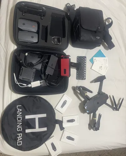 Drone DJI Mavic Pro + vários acessórios