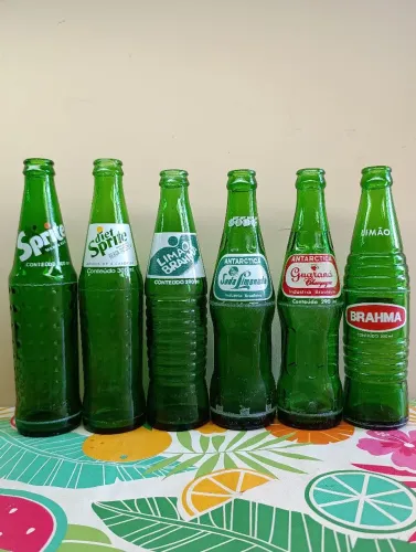 Garrafas cores