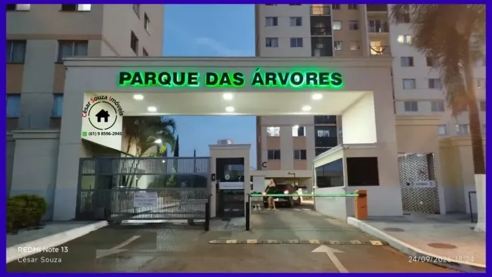 Alugo lindo apto no 11º andar do Parque das Árvores com vista para o shopping