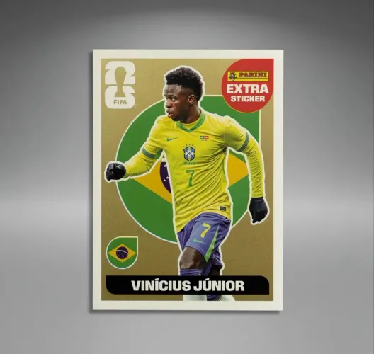 Figurinha Legend Vini Jr Ouro 