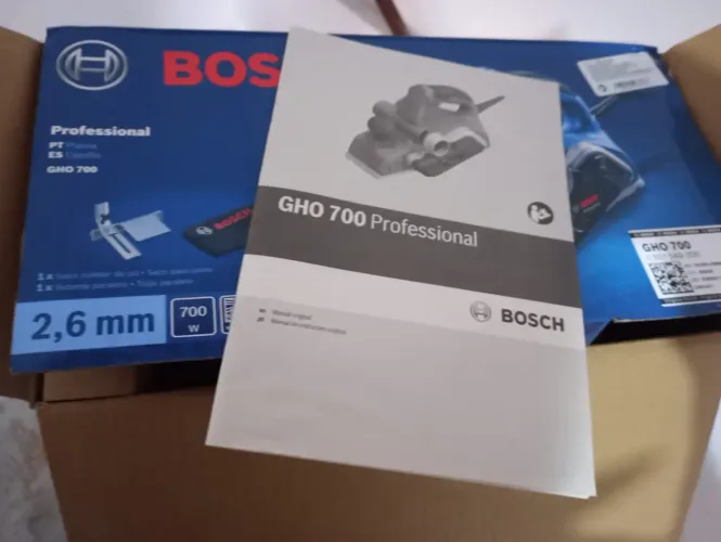 Plaina elétrica Bosch original com garantia estendida
