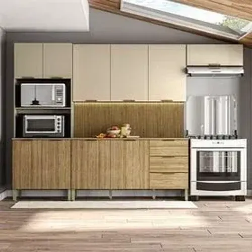 Armario De Cozinha Glam C/ Balcao - Oferta