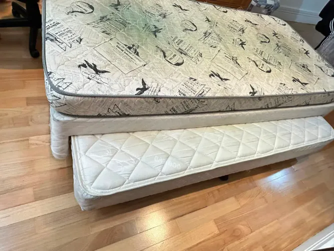 Cama + Colchão Solteiro