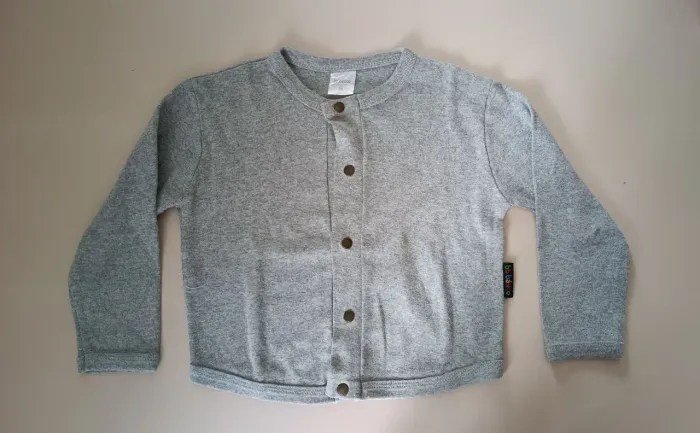 Casaco infantil cinza BB Básico 
