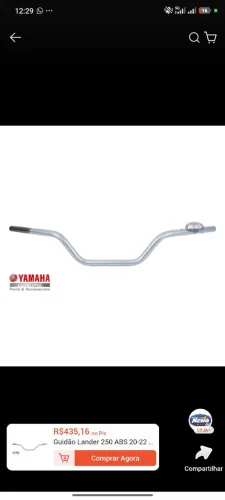 Guidon Lander yamaha - 250
