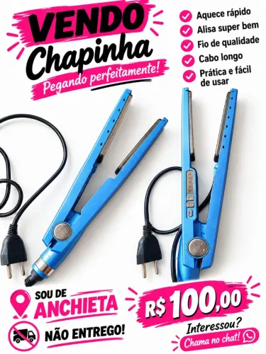 Prancha de cabelo original 