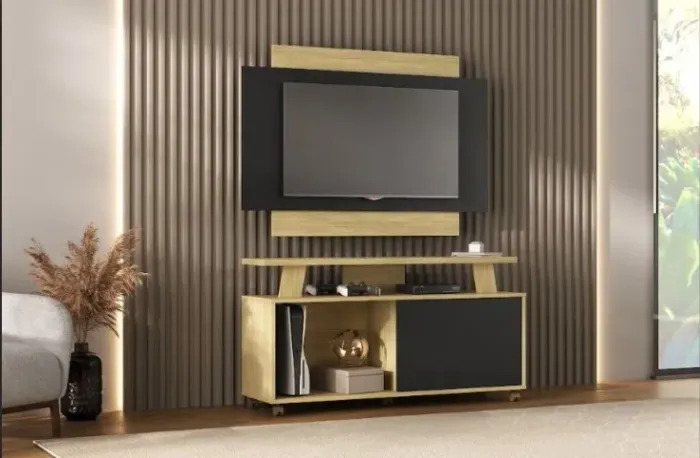 Painel + Rack para Tv áte 50" Rivera - (NOVO) Fazemos entrega e montagem
