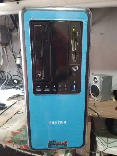 Linda cpu dual core D525 1.80ghz 4gb memória ddr3 HD de 500gb Windows 10 32bits.