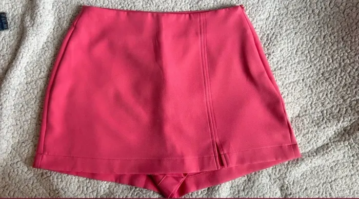 Short saia lindo rosa C&A