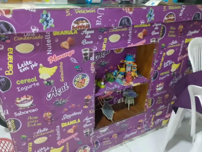 Balcão de palete invernizado