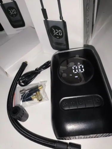 Compressor de Ar Digital Portátil | Novo | Enche Pneus em Minutos!!