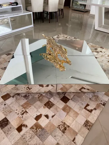 mesa de centro espelhada 