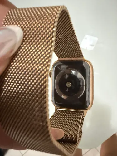Apple Watch Series 5 44mm Aço Inoxidável - Excelente Estado