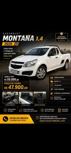 Chevrolet Montana LS 1.4 Econoflex 8V 2P 2020