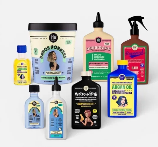 kit 8 produtos para cabelo lola cosmetics original novos 