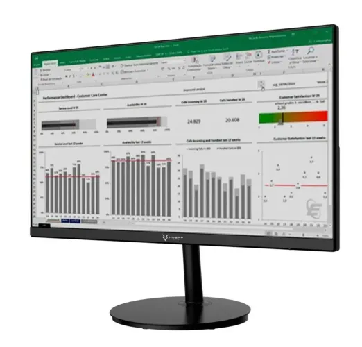 Monitor Husky Office 700, 22", 100Hz VA, HDMI, VESA, Preto - HOFC008