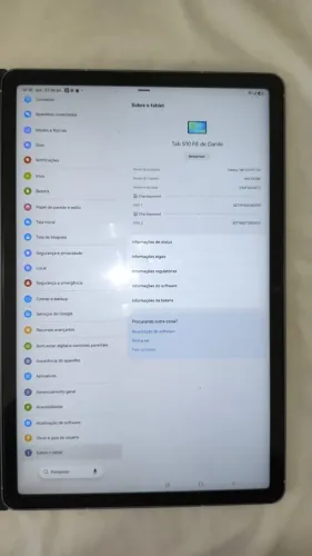 Tablet Samsung Galaxy Tab S10 FE+ 5G, 128GB, 8GB, Tela 13.1" 90Hz, S Pen e Capa Inclusas