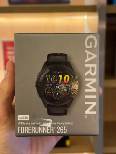 Garmin Forerunner 265 Preto Novo Original