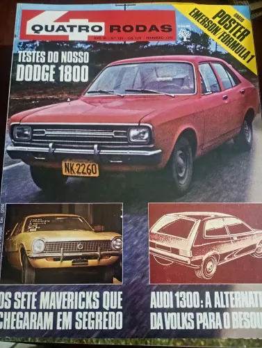 Revista 4 Rodas teste do nosso dodge 1800