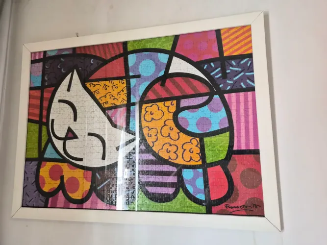 Quadro Gatinho - Romero Brito