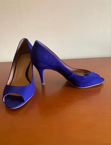 scarpin azul royal my shoes