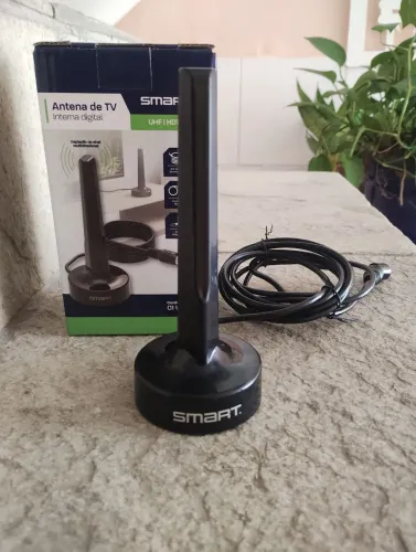 Antena Interna Tv e Rádio UHF/HDTV Smart