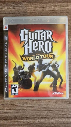 Jogo PS3 - Guitar Hero: World Tour - LACRADO