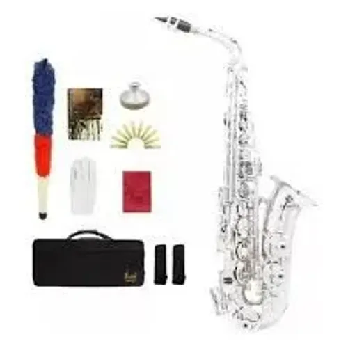 Vendo um saxofone alto mb novo sem marcas de uso kit completo