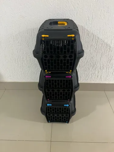Caixa de transporte gatos n1 novas