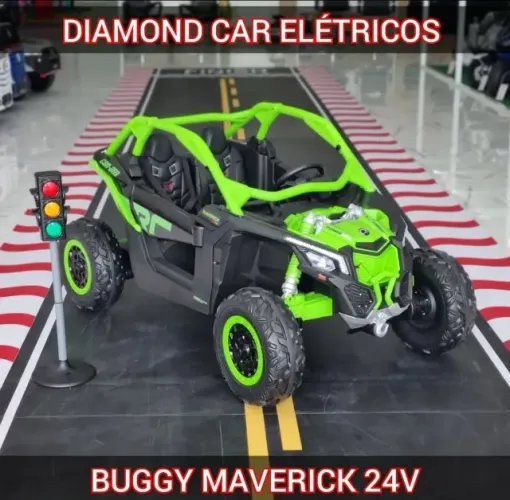 Carrinho Elétrico Infantil Buggy Can Am Maverick 24V
