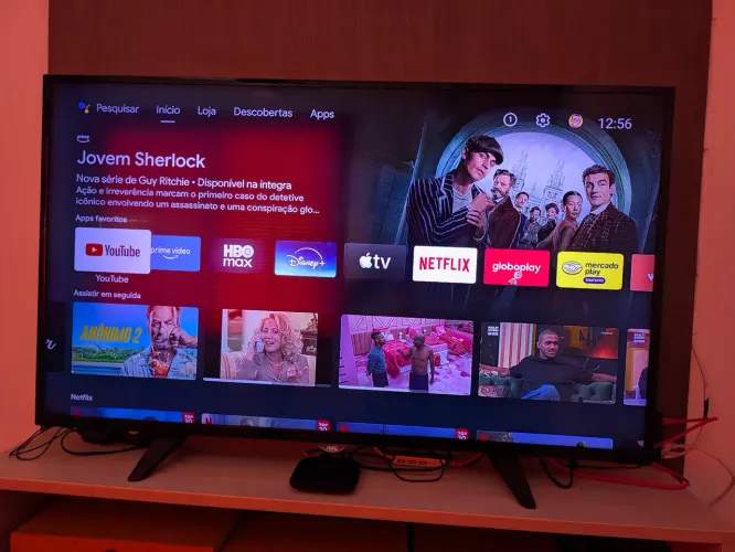 Smartv AOC 43" com defeito