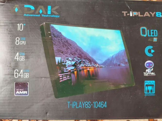 Multimídia 10" Adak t-iplay10464