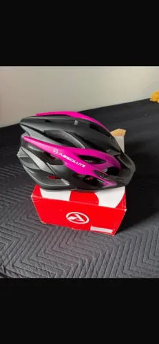 Capacete Absolute Bike com Led