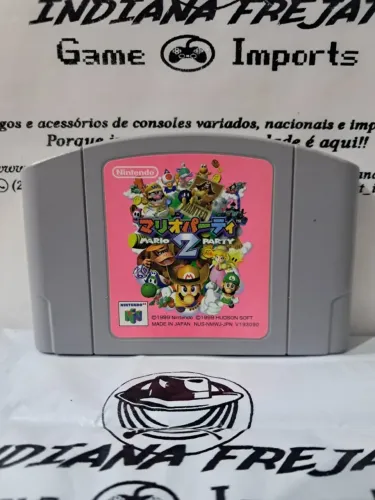 Jogo de Nintendo 64 Mario Party 2 Japonês Original N64
