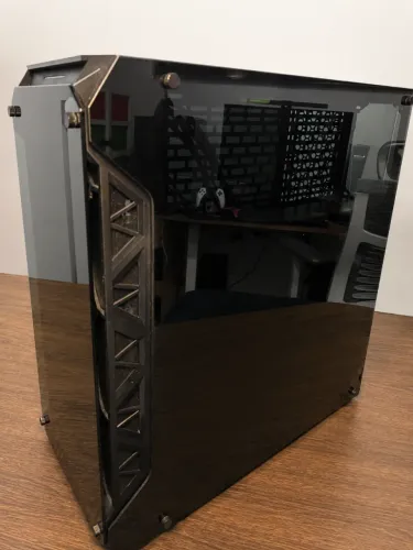 GABINETE GAMER SUPERFRAME HÉRCULES FULL TOWER + 4 FANS RISEMODE - DESIGN PREMIUM EM VIDRO