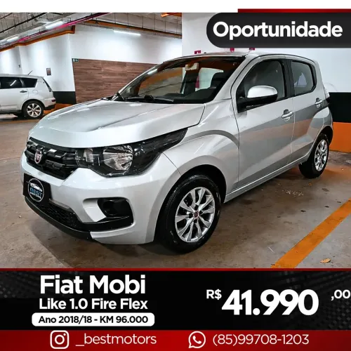 Fiat Mobi Like 1.0 Fire Flex 5P. 2018