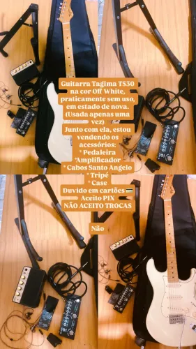 Tagima 530 nova com todos os acessórios em estado novo nunca usado 