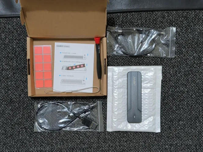 Case para SSD M2 NVME USB 3.2 Gen 2 10Gbps JEYI de Alumínio