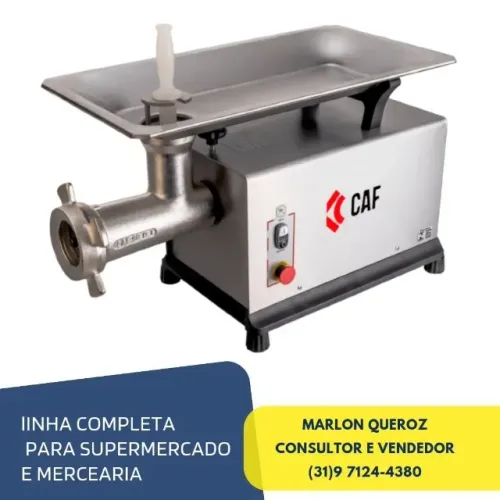 Moedor de Carne Boca 98 Monofásica CAF