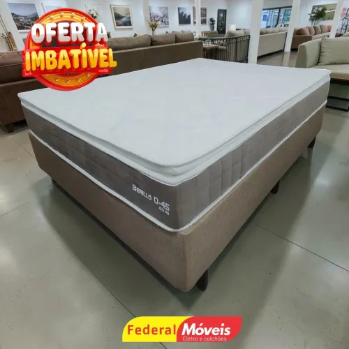 Cama Box Casal D45 Extra Firme Topázio - Entregamos