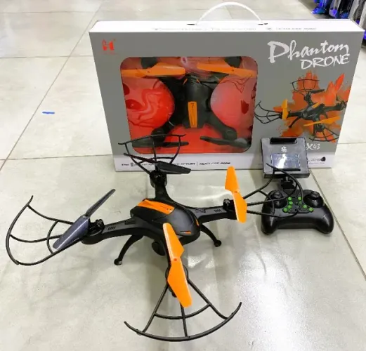 Drone Phantom LH-X43 com luz LED com controle remoto de 2,4 GHz