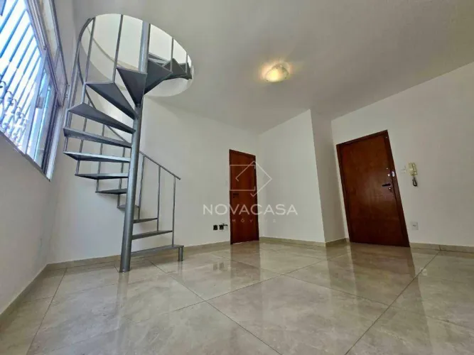 Cobertura com 3 dormitórios para alugar, 100 m² por R$ 3.550,00/mês - Santa Rosa - Belo Ho