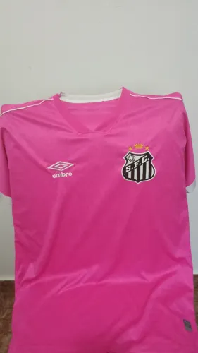 Camisa Santos Umbro Original Outubro Rosa Tam. G