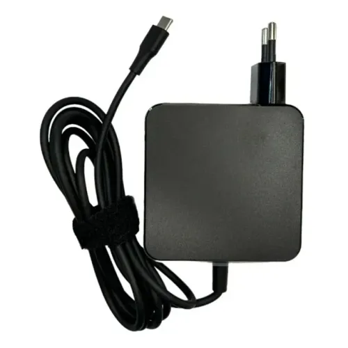 Fonte Carregador USB-C 65W Notebook compatível Dell HP e vários modelos Universal Bivolt p