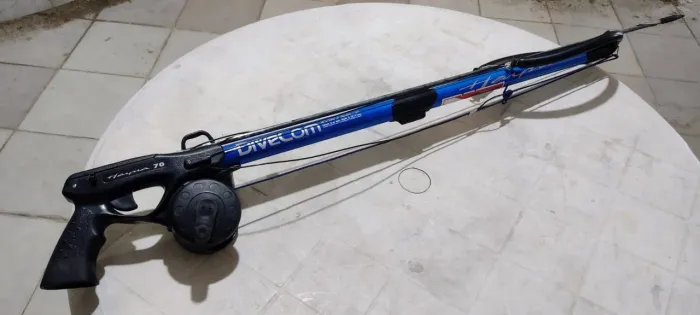 Arpão Arbalete DiveCom Blue 70 c/ Elástico Novo 