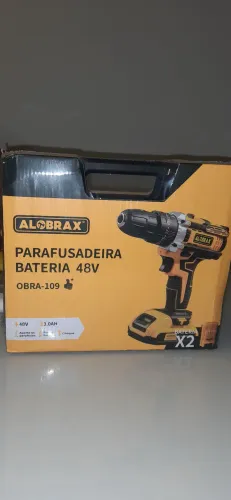 PARAFUSADEIRA/FURADEIRA Á BATERIA - ALOBRAX